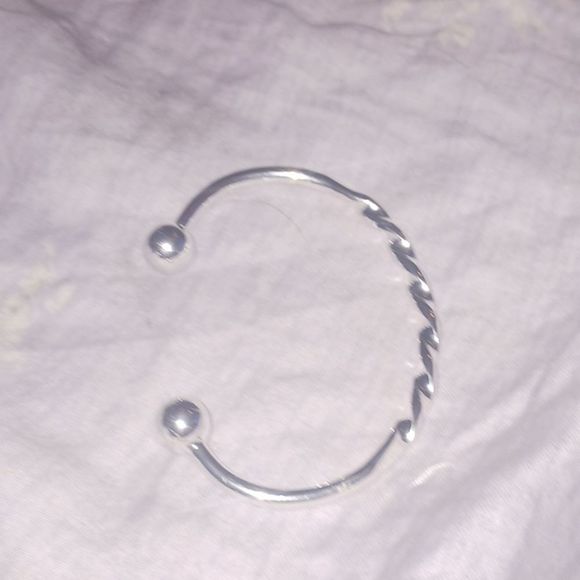 Amuver Wavy Texture Circle Opening Bracelet, Pure Color Simple Advanced … - Picture 2 of 2